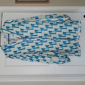 Alexis Blue Jay dress-closing shop.